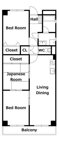 パレス千松の物件間取画像